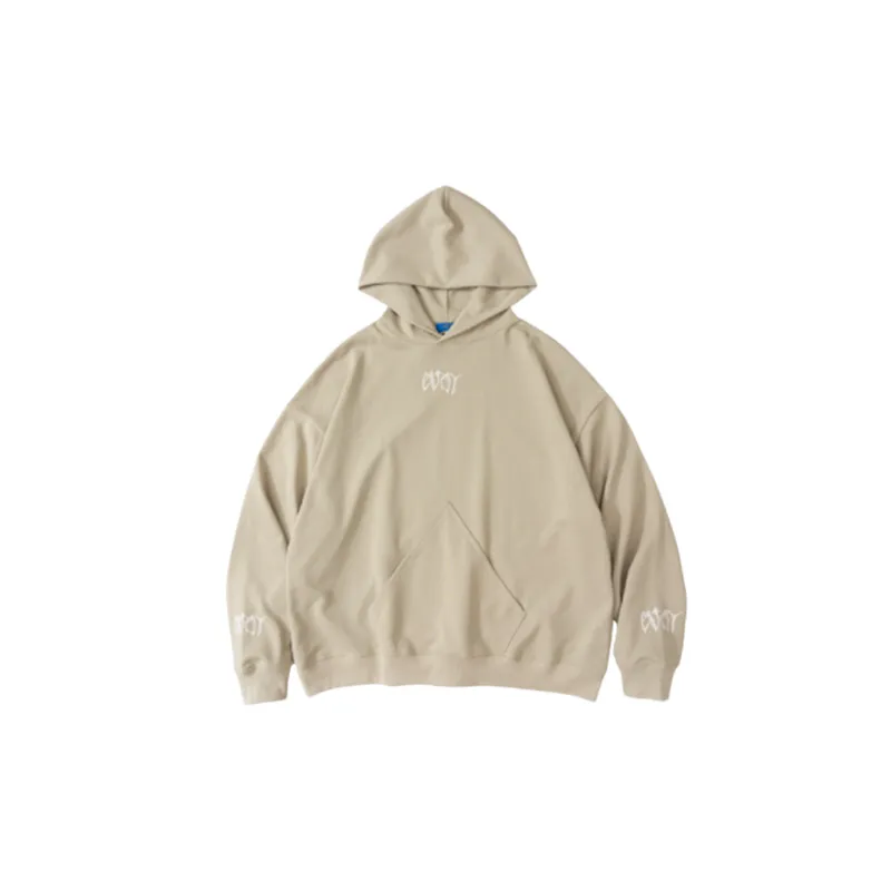 Bone Zipper Printing Loose Sweatshirt-0