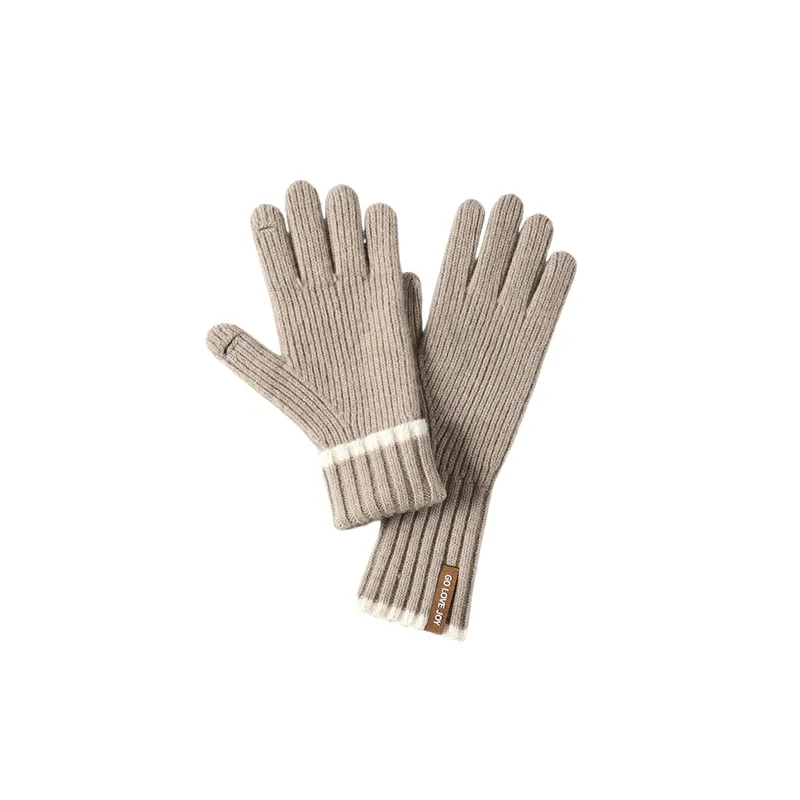 Basics Simple Knit Gloves-6