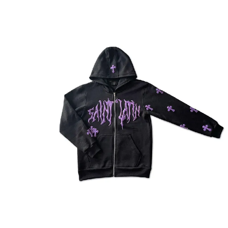 LATIN Zipper Hoodie-2