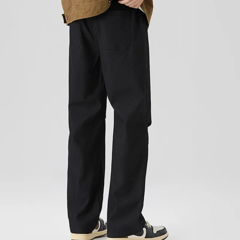 Loose Fashionable Cotton Cargo Pants-7