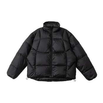 Fashionable Loose Blended Synthetic Fabrics Quilted Jacket
