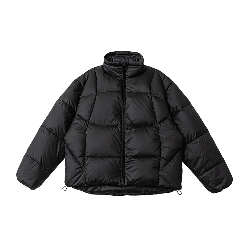 Fashionable Loose Blended Synthetic Fabrics Quilted Jacket-6
