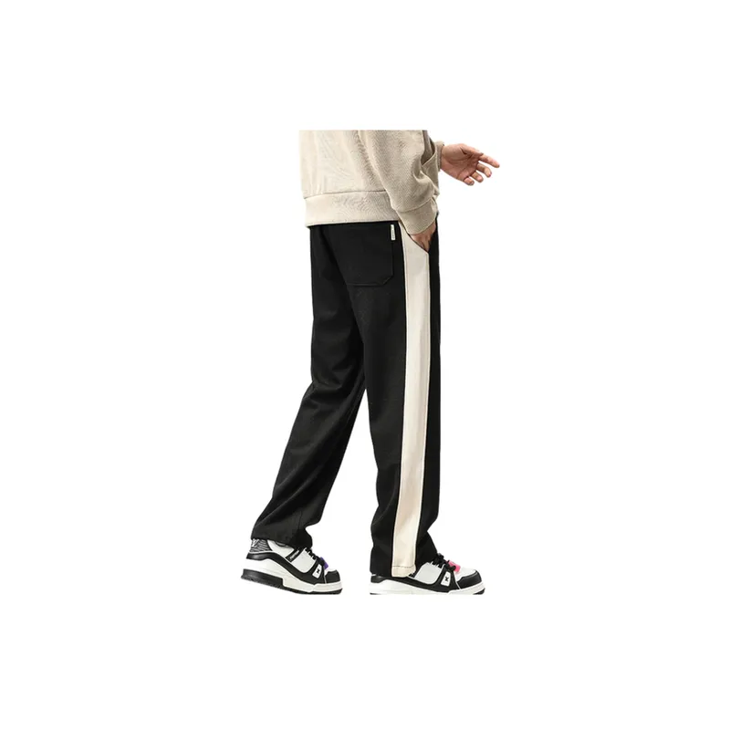 Loose Casual Knit Sweatpants-12