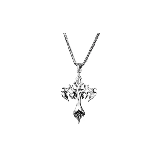 Retro Cross Pendant Necklace