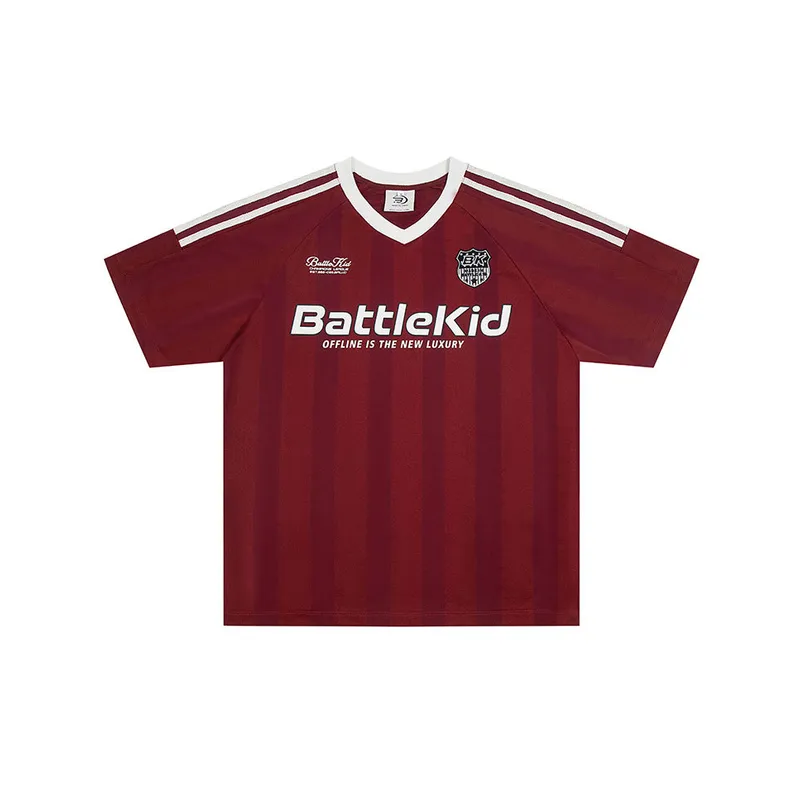 Retro Trendy Brand Loose Sports T Shirt-0