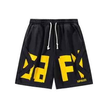 Casual Loose Cotton Polyester Blend Basketball Shorts
