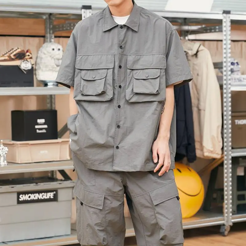 Loose Short Sleeve Shirt-6
