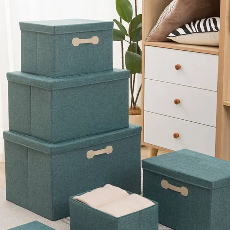 Simple Contrast Color Storage Boxes / Storage Containers-3