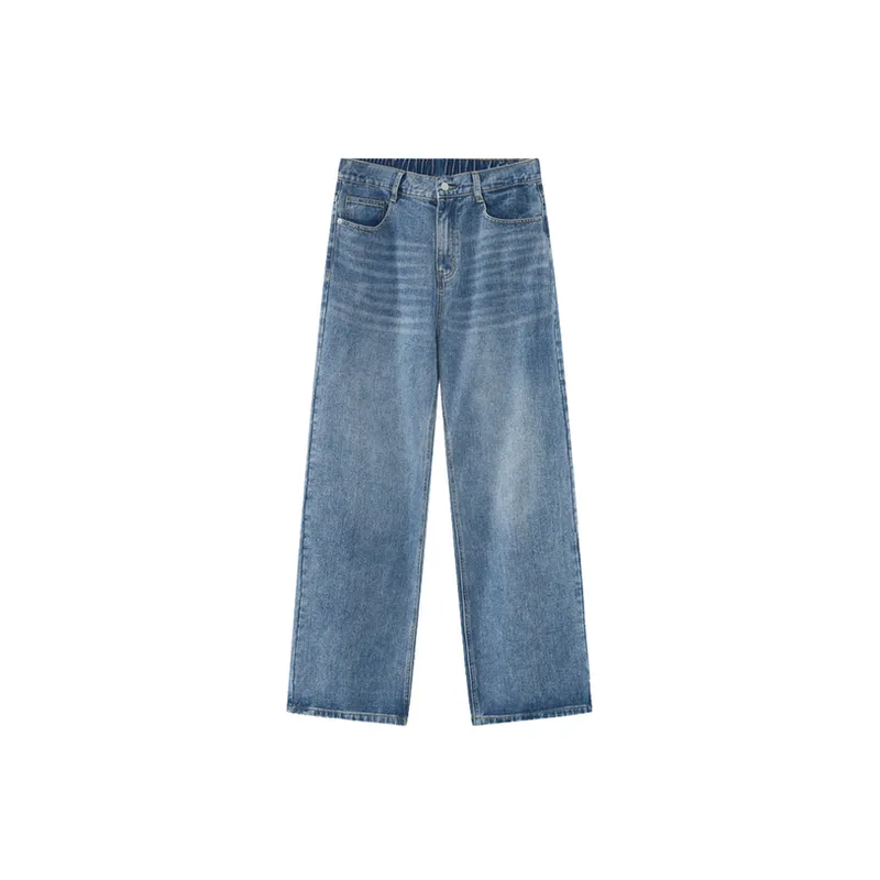 Loose Straight Leg Jeans-6