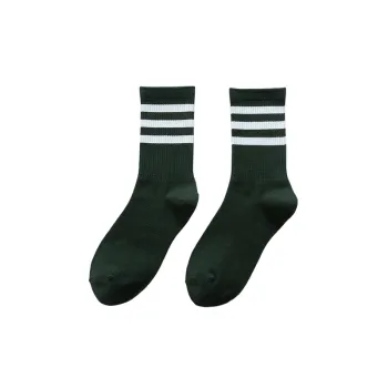 Fashionable Casual Cotton Mid Calf Sock