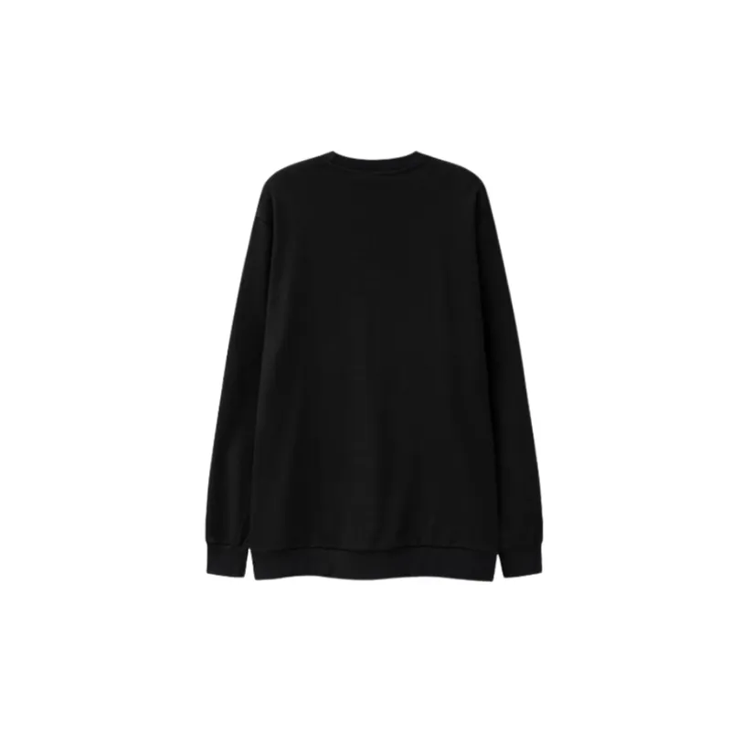 Fashion Letter Printing Long Sleeve Round Neck Sweatshirt-4