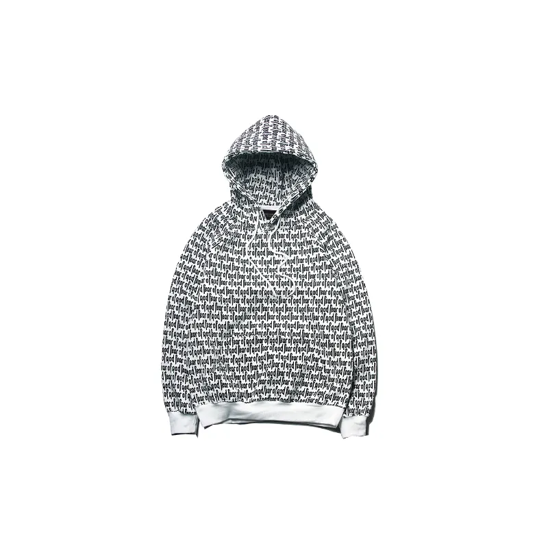Fashionable All Over Print Cotton Sweatshirt-0