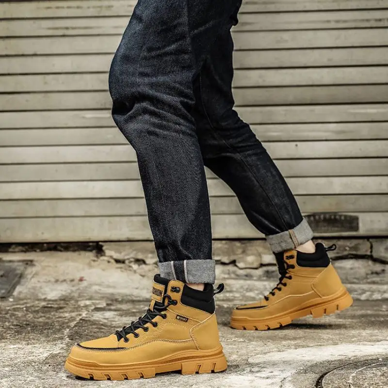 Retro Sporty Waterproof Martin Boot-7