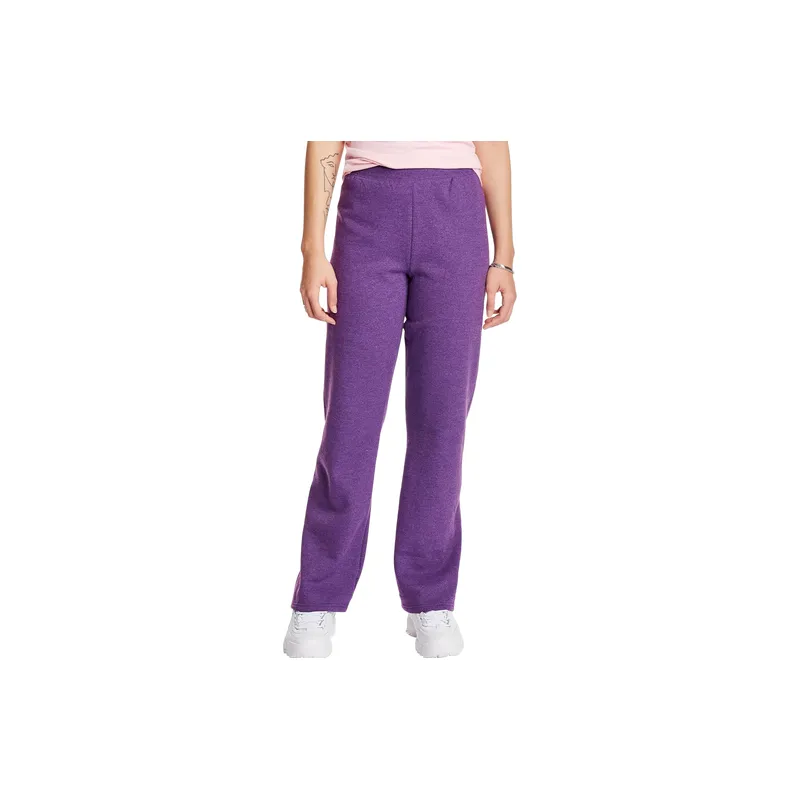Loose Straight Leg Polyester Casual Pants Women-0