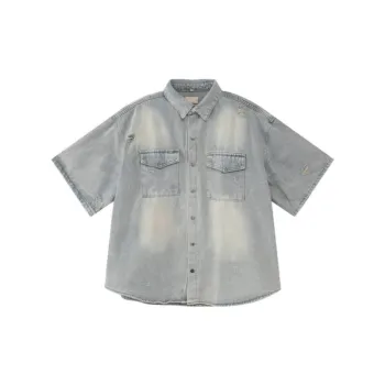 Trendy Washed Denim Suit