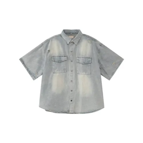Trendy Washed Denim Suit