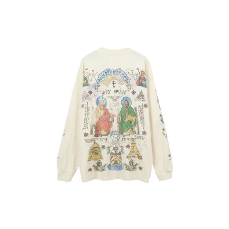Casual Loose Long Sleeve Sweatshirt-7