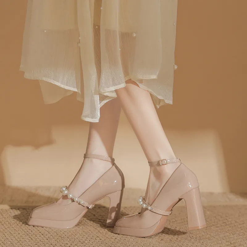 Elegant Waterproof High Heels-2
