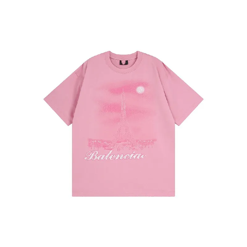 Fashionable Washed 100% Cotton T Shirt-0
