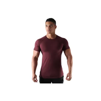 Sporty Plain Milk Fiber T Shirt Unisex