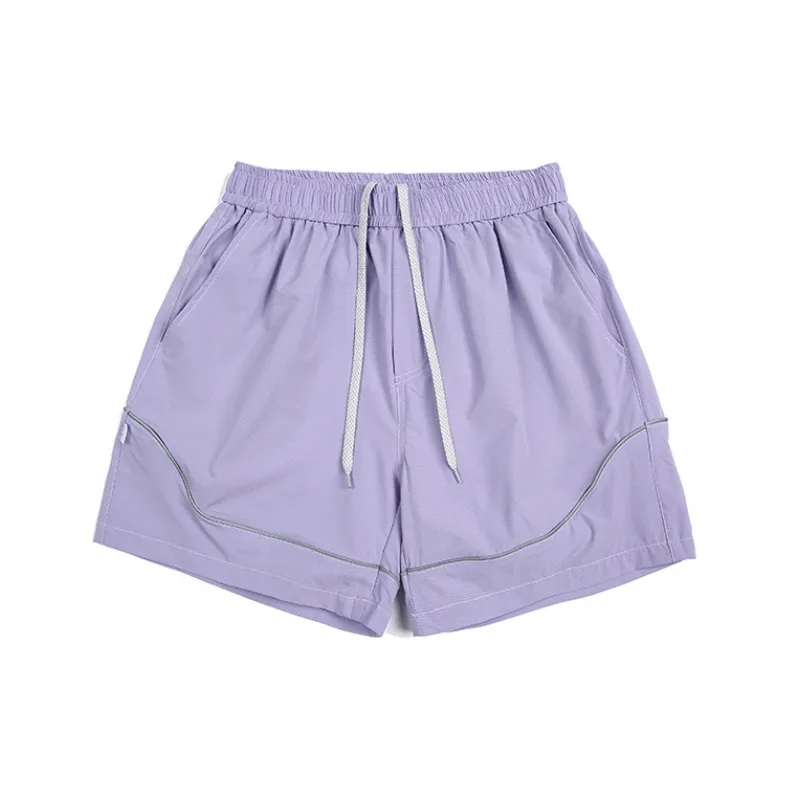 Simple Fashionable Blended Synthetic Fabrics Sports Shorts-10