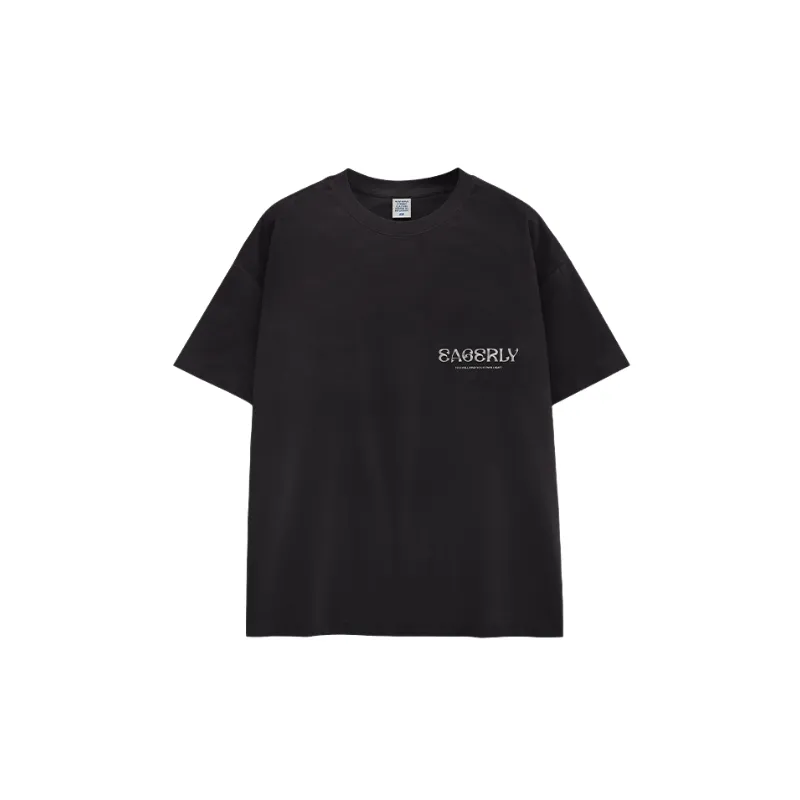 Loose Casual Cotton T Shirt-0