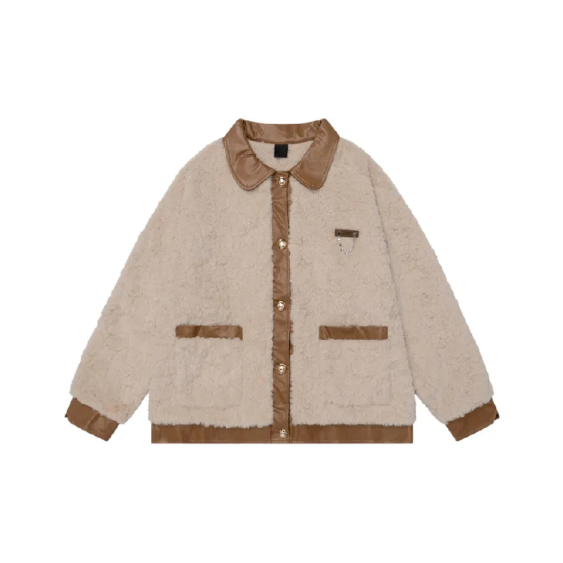 Retro Warming Loose Quilted Jacket Women-2