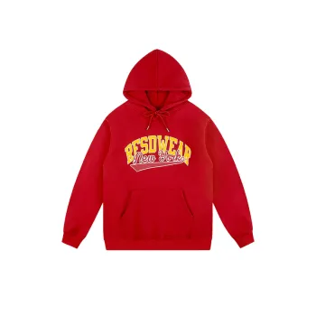 New Street Printing Loose Fleece Hoodie