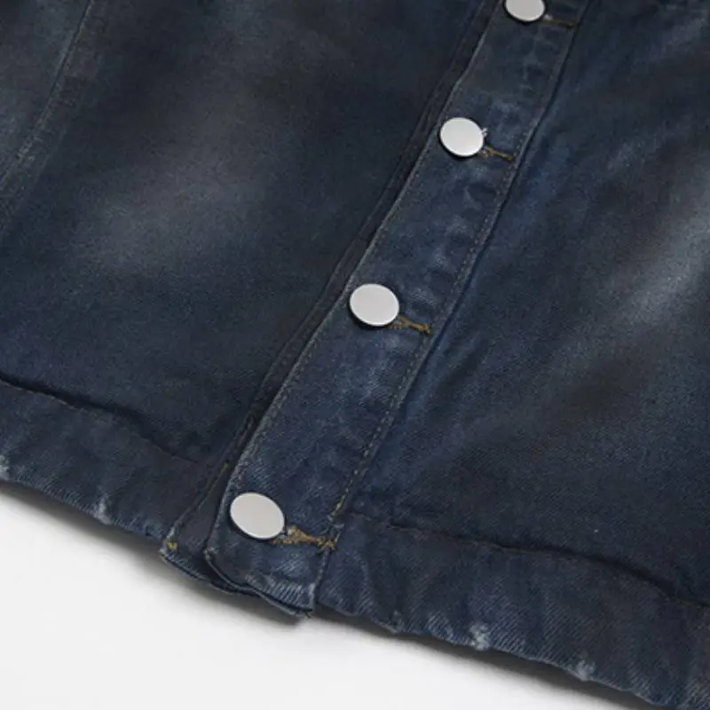 Casual Loose Denim Jacket-3
