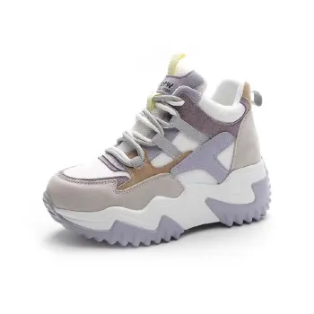 Casual Contrast Color Chunky Sneakers
