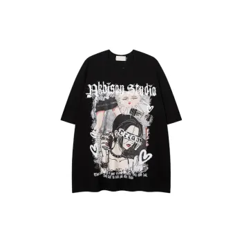 Fashionable Loose 100% Cotton T Shirt