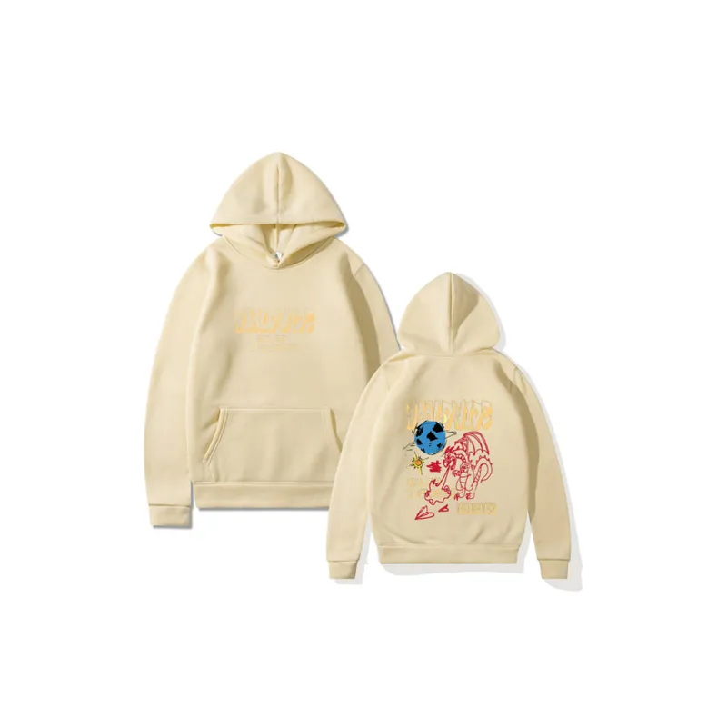 Casual Loose Cotton Blended Fabric Sweatshirt-12