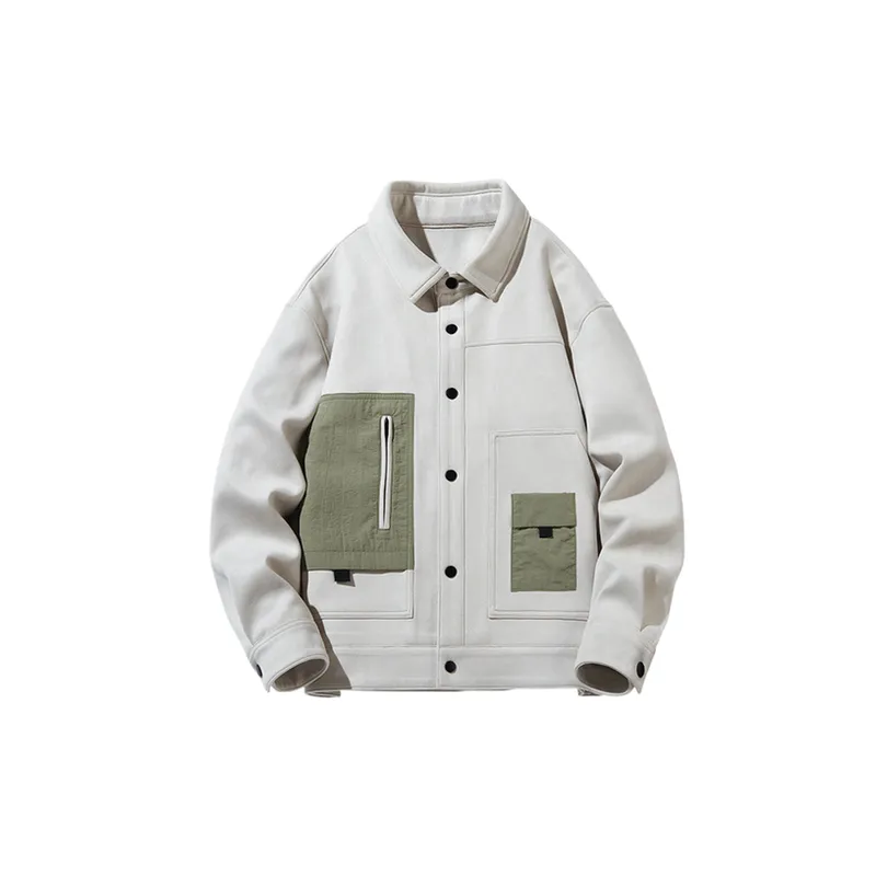 Trendy Stitching Casual Jacket-0