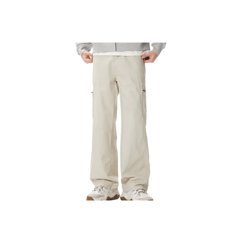 Retro Casual Cotton Cargo Pants-2