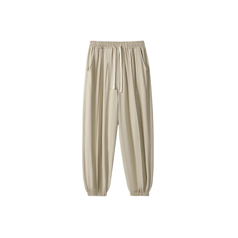 Sporty Loose Polyester Casual Pants-6