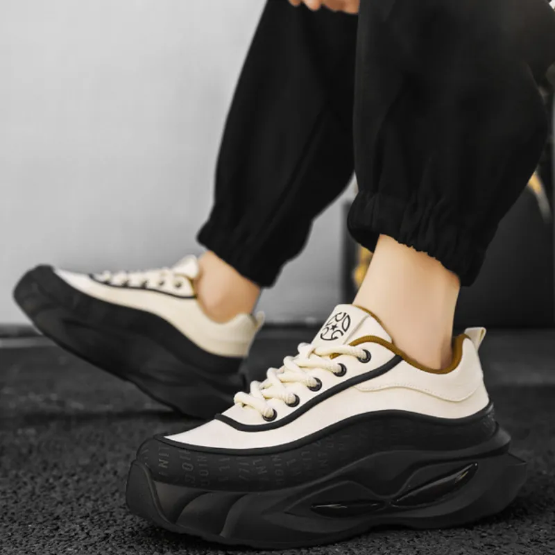 Sporty Plain Chunky Sneakers-5