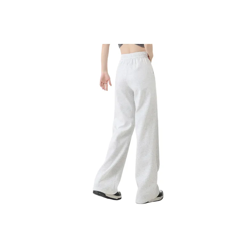 Loose Straight Leg Cotton Casual Pants Women-1