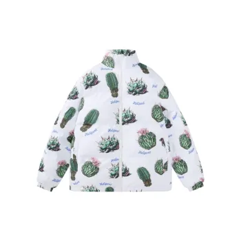 HELIPORT Apron Cactus Full Print Cotton padded Trendy Coat