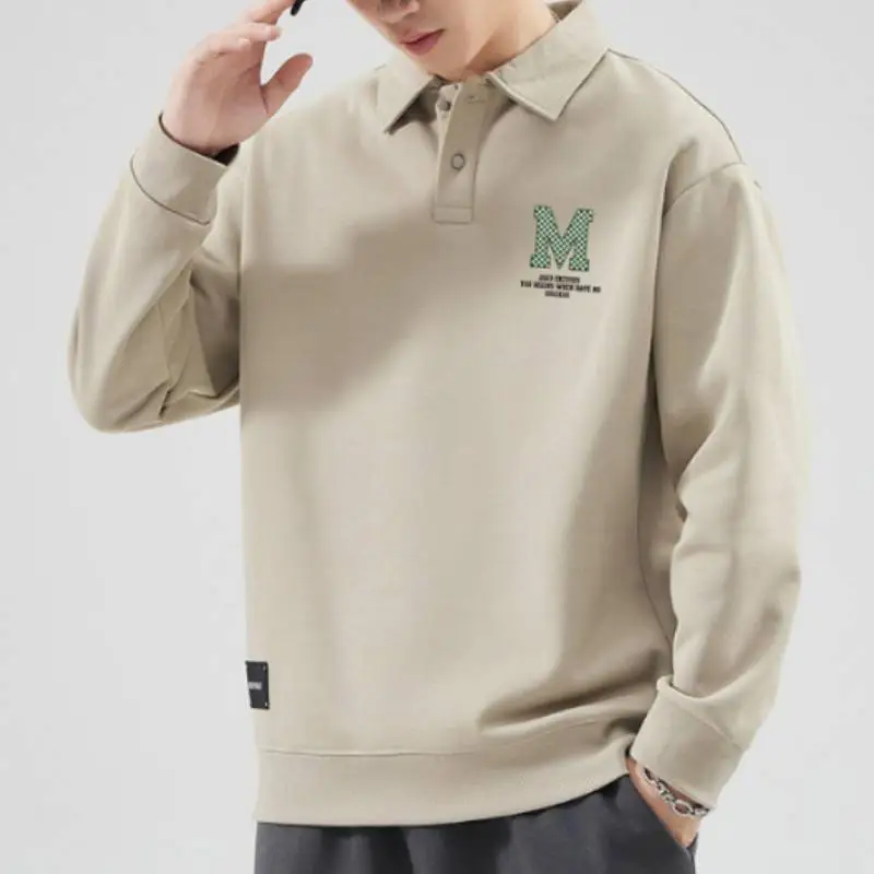 Fashionable Simple Loose Polo-3