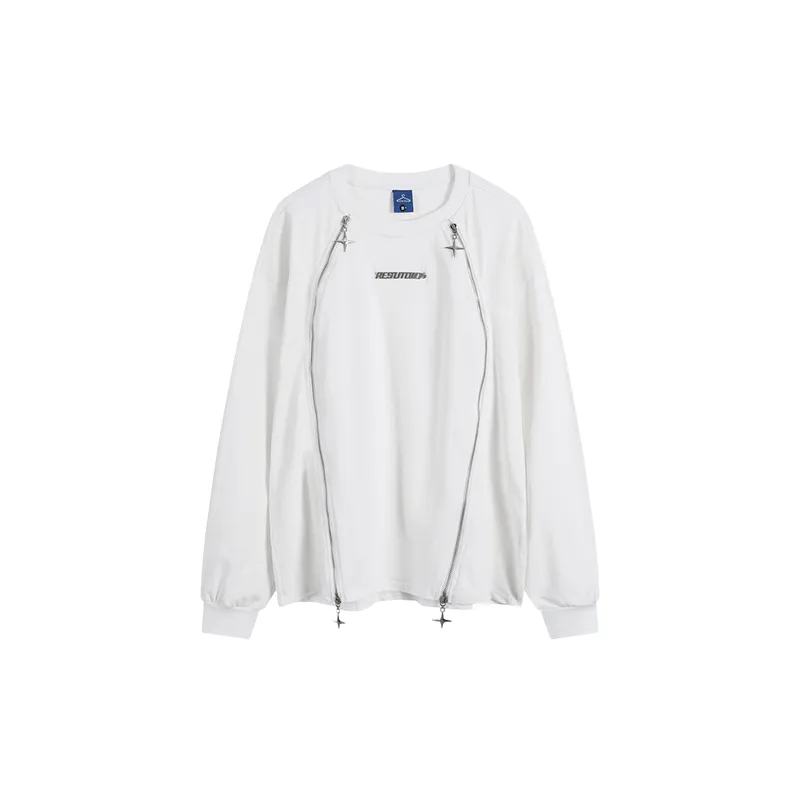 Trendy Fashion Zipper Sweatshirt-2