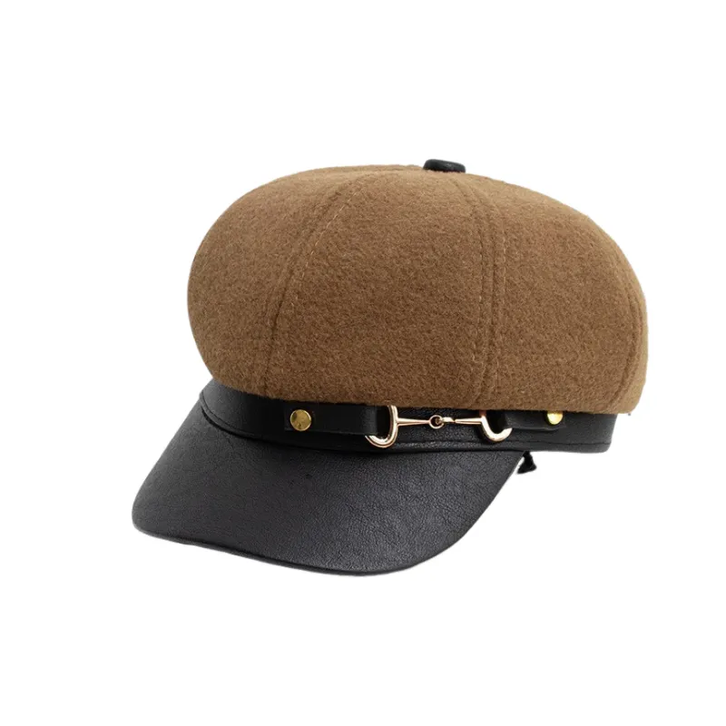Simple Breathable Peaked Cap Women-1