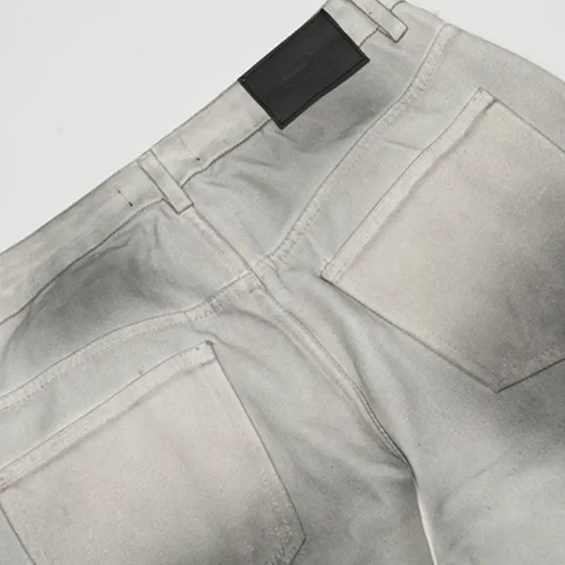 Casual Loose Straight Leg Jeans-5