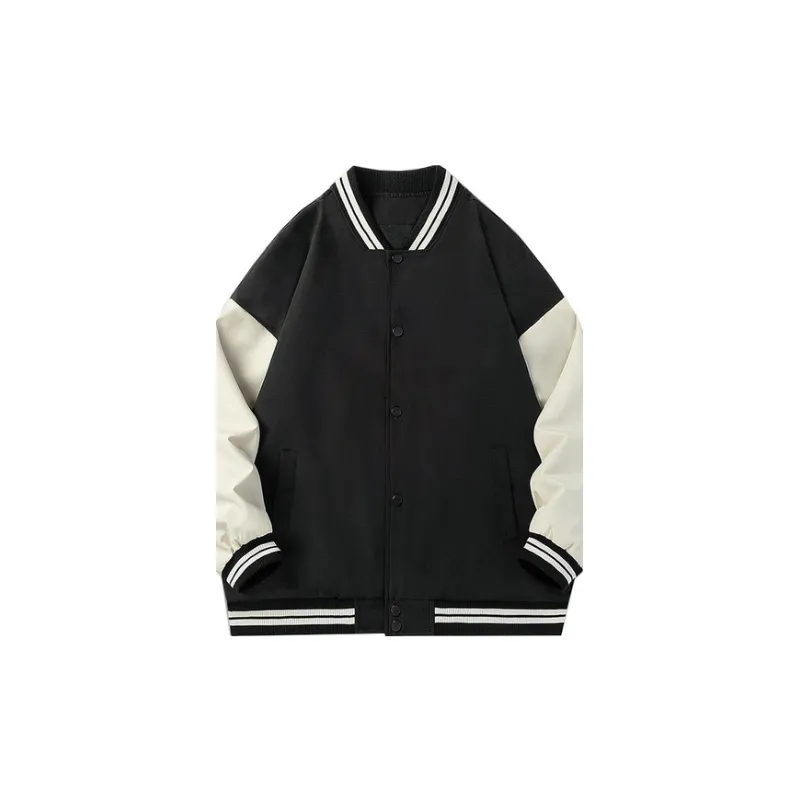 Fashionable Handsome Casual Color Matching Jacket-5