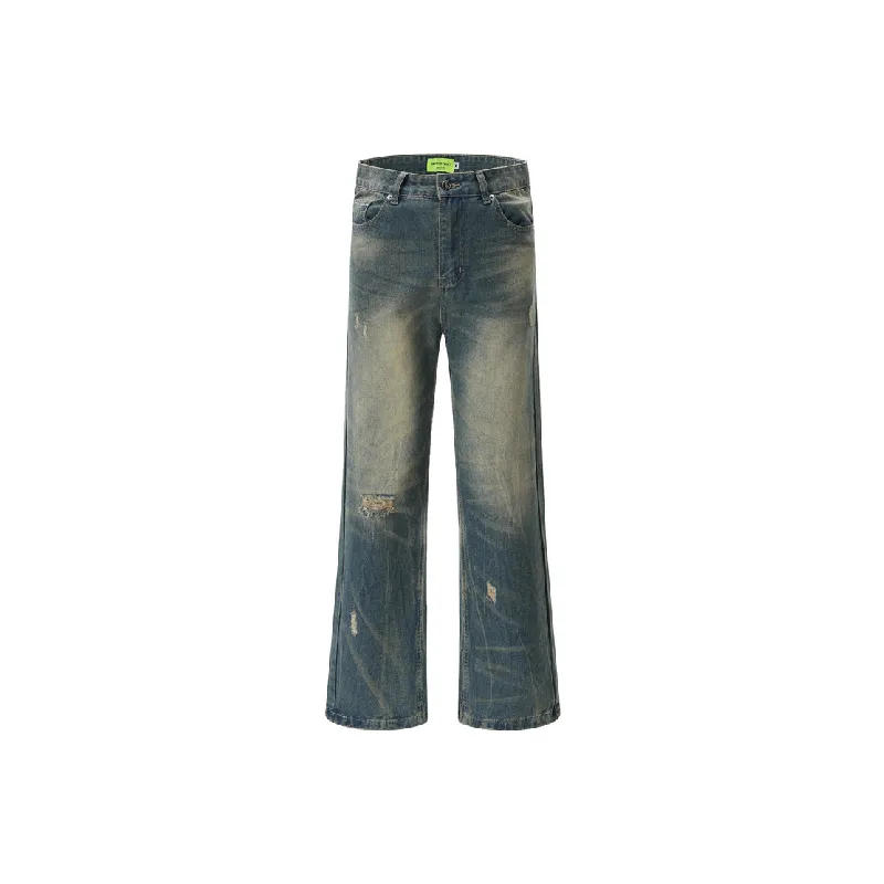 Casual Washed Jeans-0