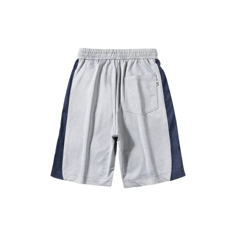 Casual Loose Blended Synthetic Fabrics Sports Shorts-3