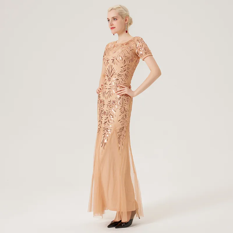 Elegant Retro Dress Women-4