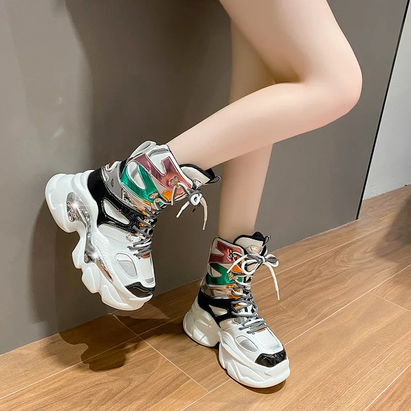 Fashionable Sporty Chunky Sneakers-4