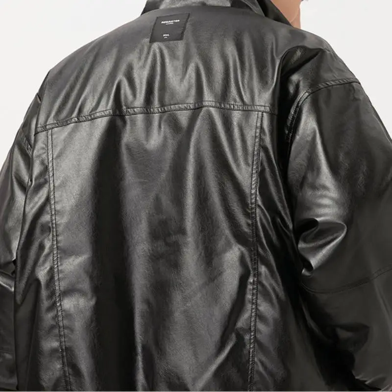 Loose Warming PU Quilted Jacket-2