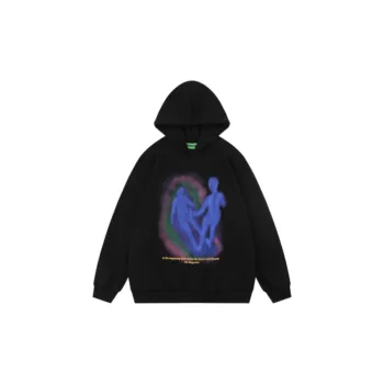 Fashion Figure Ghost Design Theme Loose Neutral Hooded Wear