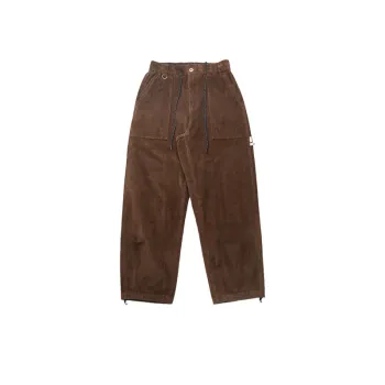 Vintage High set Special Washed American Style Printed Casual Loose Pants
